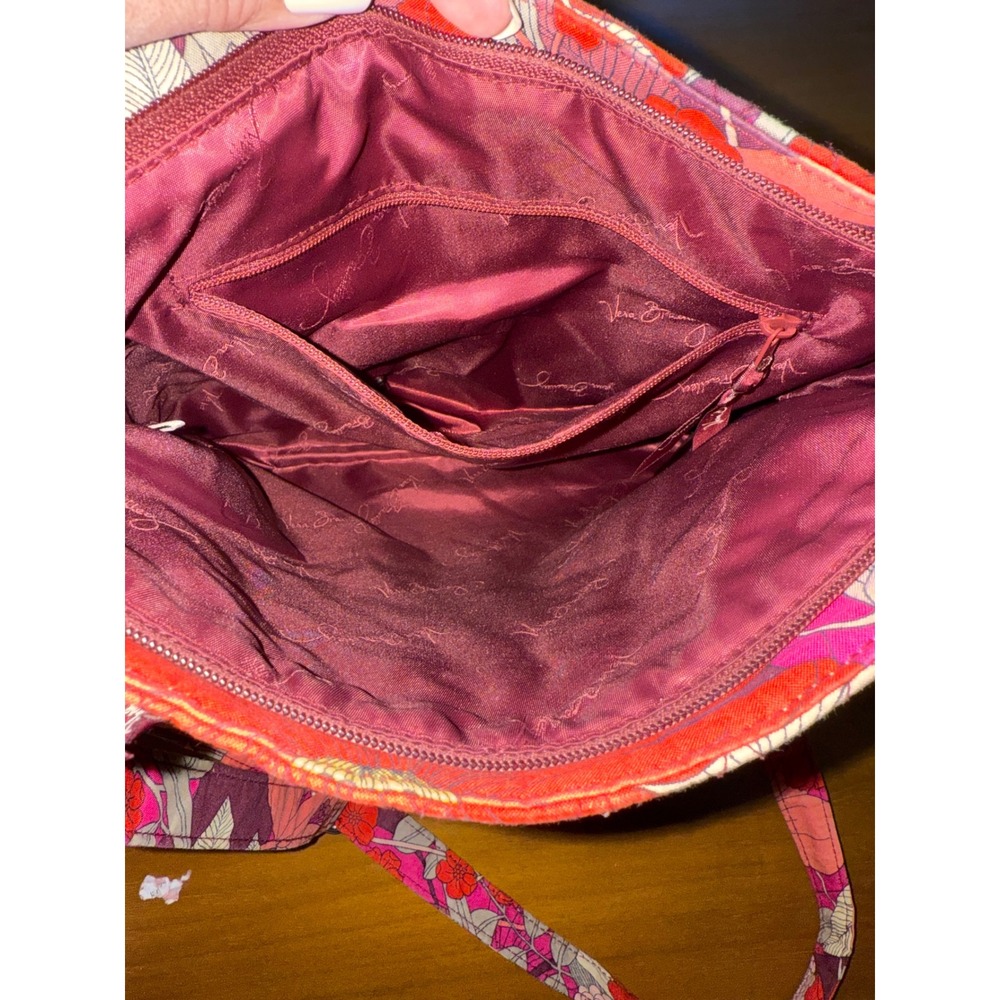 Vera Bradley Floral‎ Quilted Crossbody Bag Shoulder Purse - Picture 6 of 8
